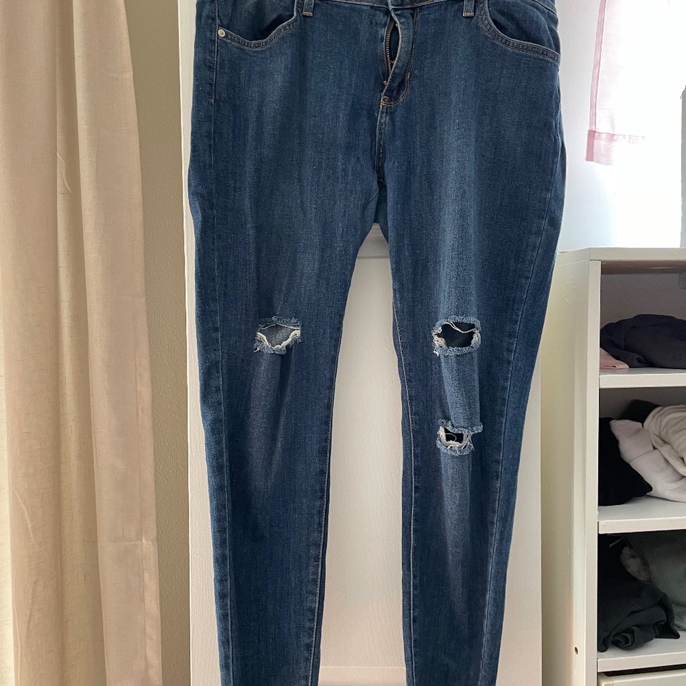 Just Black distressed jeans